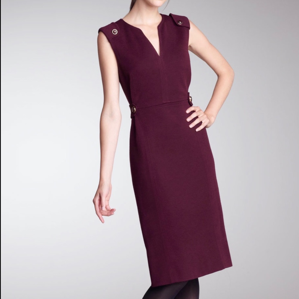 Tory Burch Plum Declan Sheath Dress